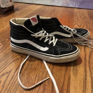 Black high top vans